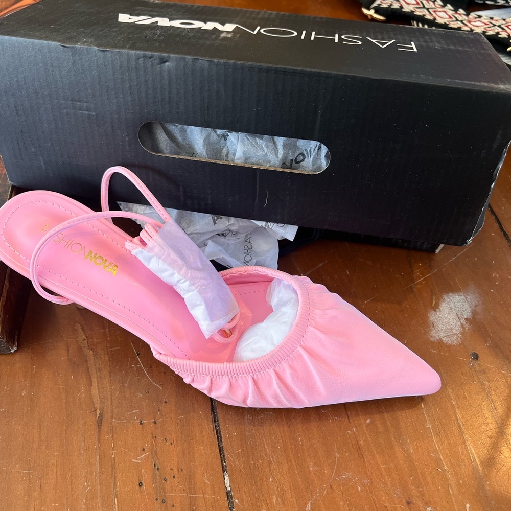 Fashion Nova Vibrant Pink Heels